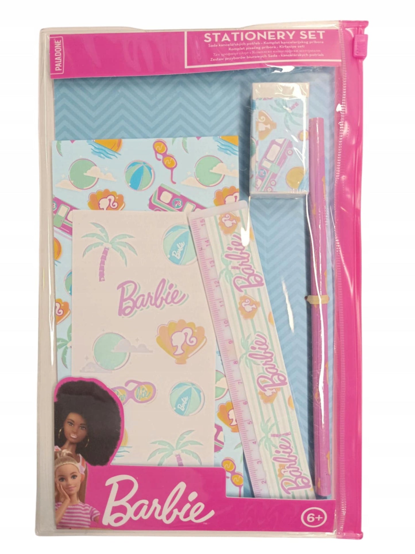 Barbie 6-Piece School Stationery Set