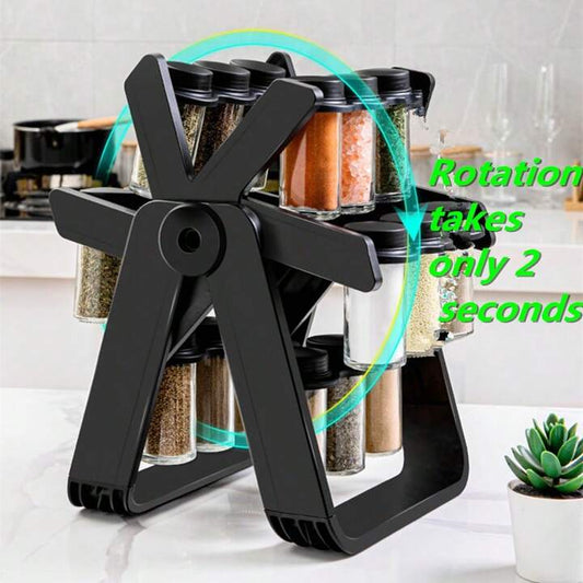 18 Jar Rotating Spice Rack