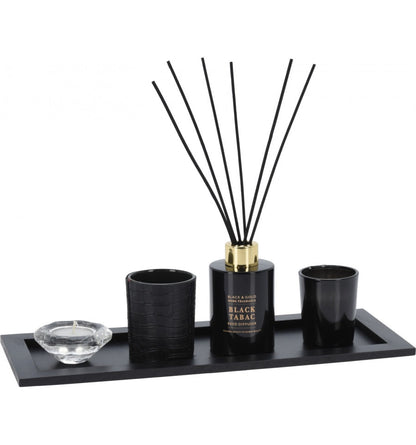 Danny Home™ Living & Style Black Afgano Luxury Fragrance and Decor Set