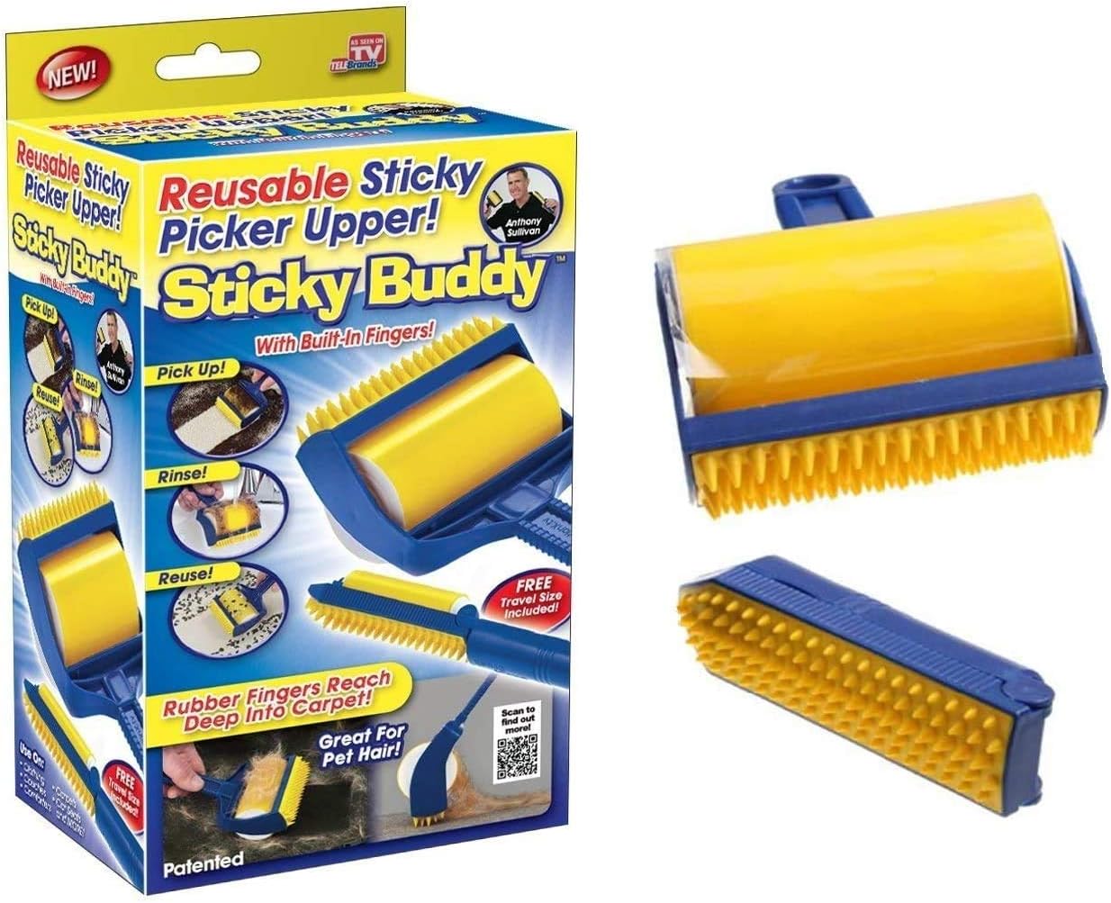 Sticky Buddy Reusable Lint Remover