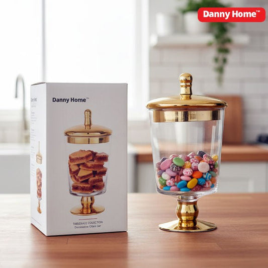 Danny Home Decorative Cookie Glass Jar
