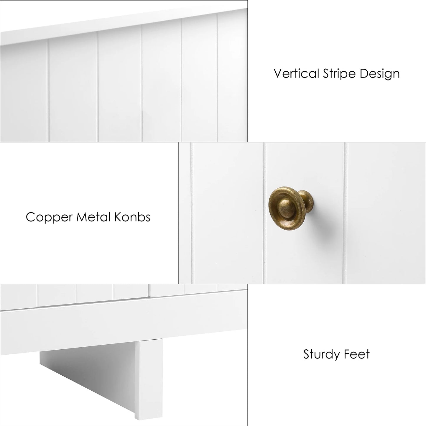 Modern Dresser Wood Storage Cabinet
