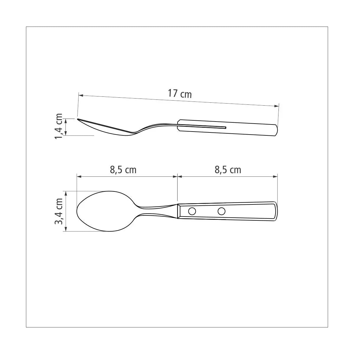Tramontina 12-Piece Traditional Wooden Spoon Set