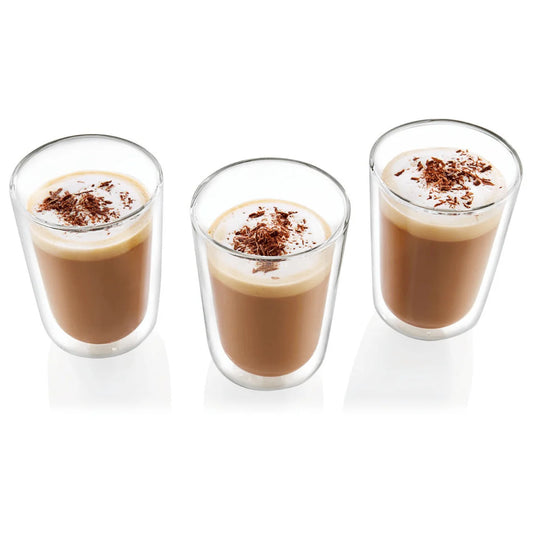 ERNESTO Set of 3 Double Wall Glasses