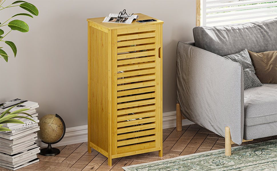 Narrow Bamboo  Cabinet