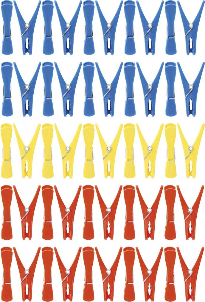 LIVARNO home Soft-Grip Clothes Pegs (50 Pack)