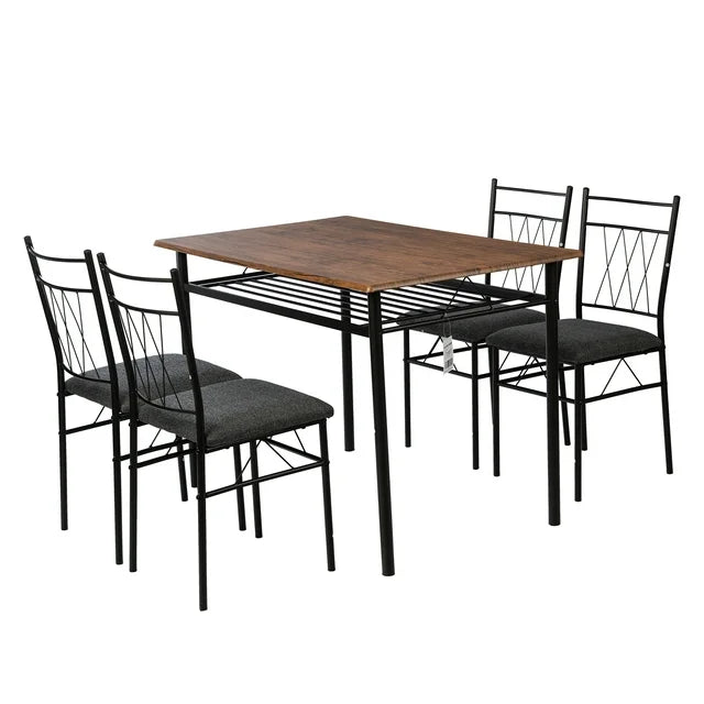 5 Pcs Dining Table Set