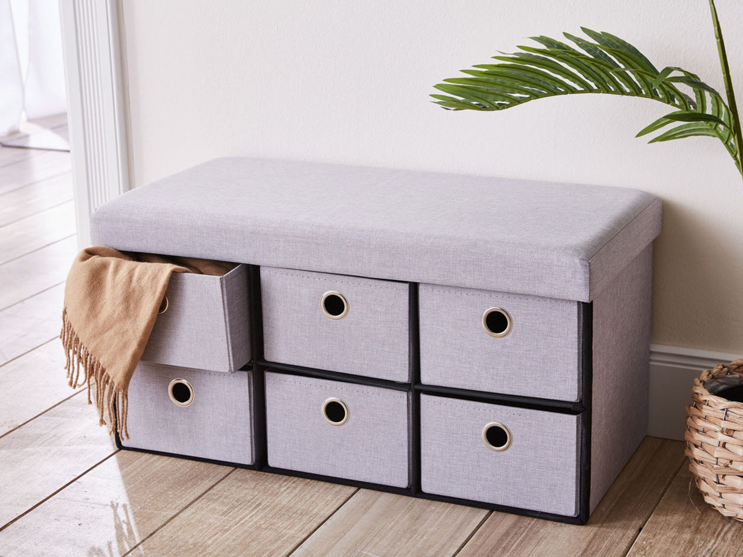 LIVARNO Bench with Storage Space