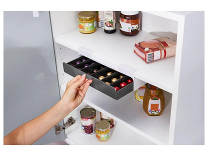 Livarno home Under-Shelf Drawer for Coffee Capsules