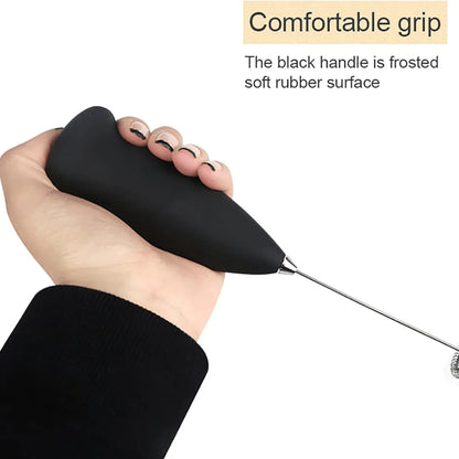 Handheld Milk FROTHER For Kitchen With Steel Stand