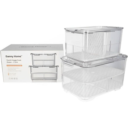 Danny Home Fruit & Veggie Fresh Keeper - Set of 2