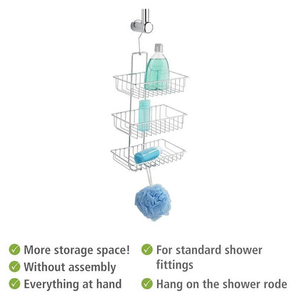 WENKO shower rack with 3 shelves