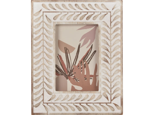 Desert Flower MDF Leaf Pattern Picture Frame