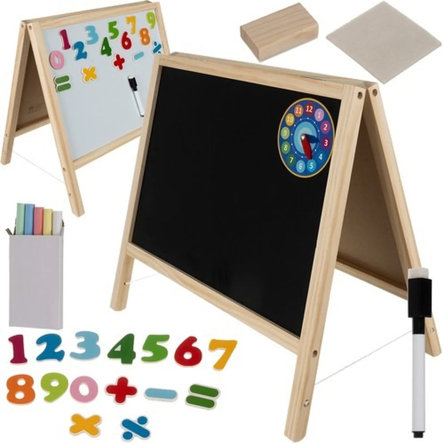 Playtive 2-in-1 Wooden Mini Tabletop Easel