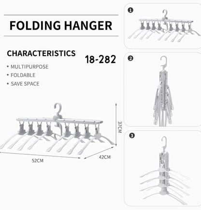 8 Hook Clothes Hanger