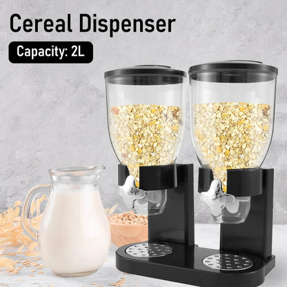 2L Double Cereal Dispenser