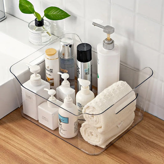 Plastic Storage Bin With Handle