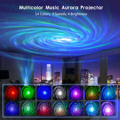 Light Aurora Projector with speaker