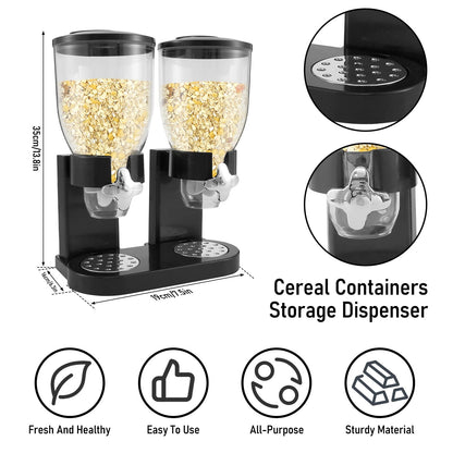 2L Double Cereal Dispenser