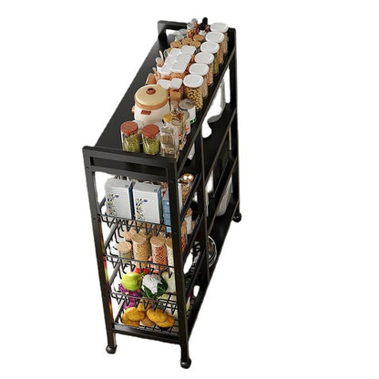 Multi-layer basket storage rack