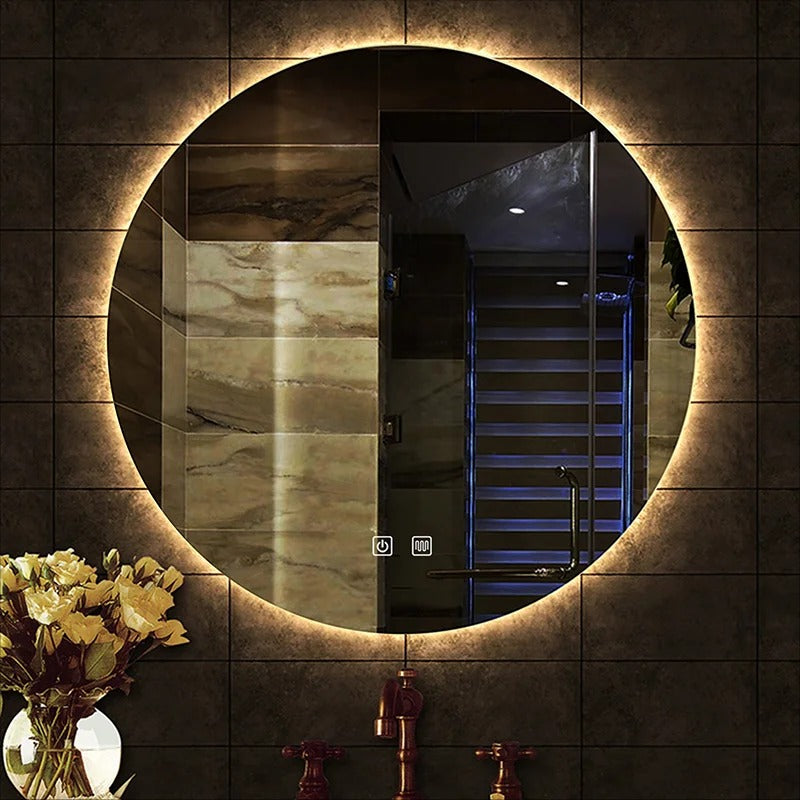 Round LED Lighted Mirror