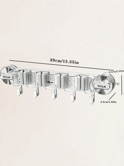 Wall Hanging Bathroom Broom Hanger