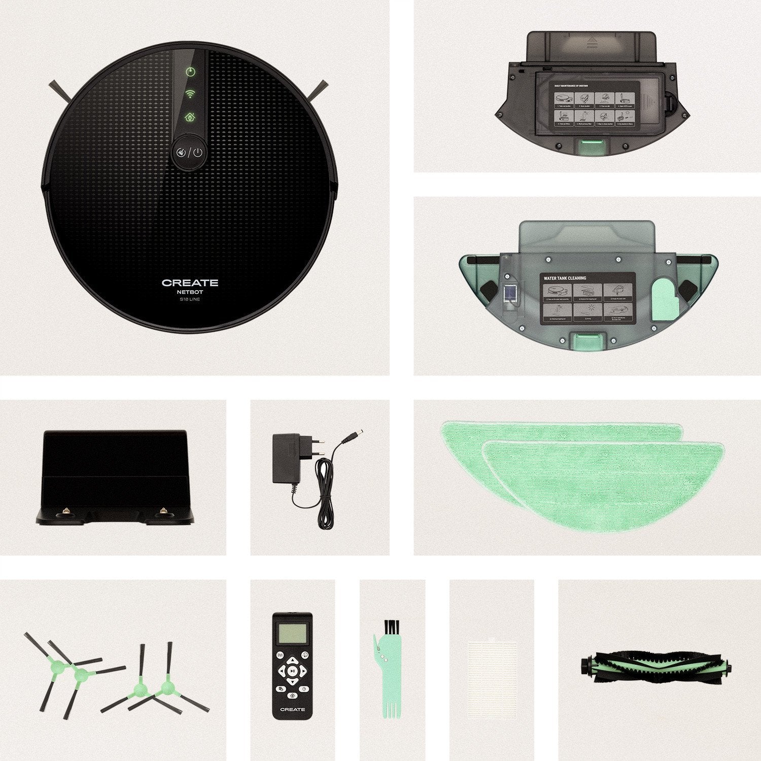 create NETBOT S18 Smart Vacuum Cleaning Robot – Mall LB