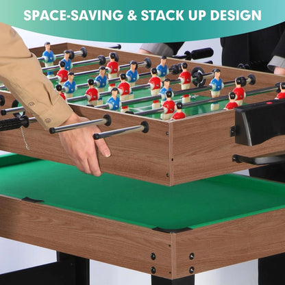 12-in-1 Combo Game Table Multi-Game Set with Accessories