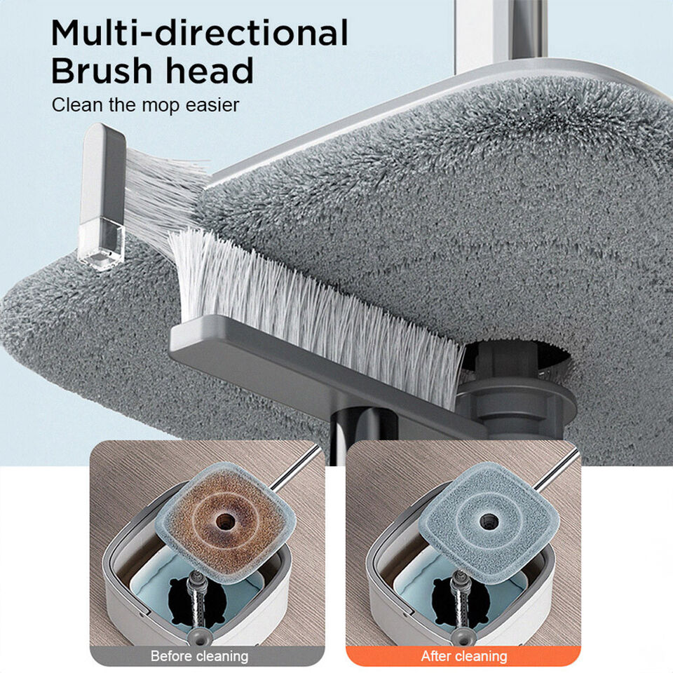 Easy Washing Square Spin Mop & Bucket System