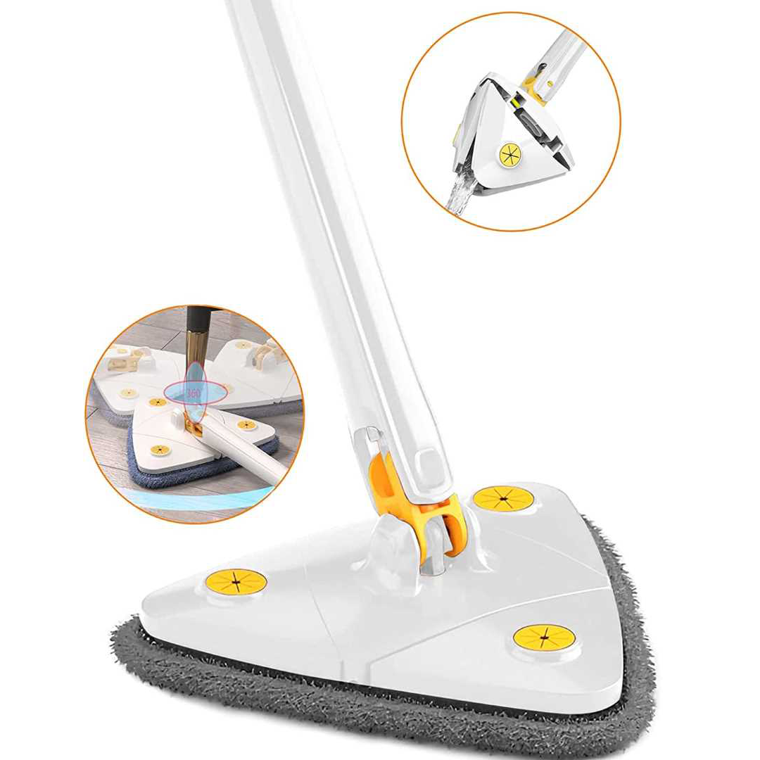 Adjustable Triangular Mop 360° Rotating Mop – Mall LB