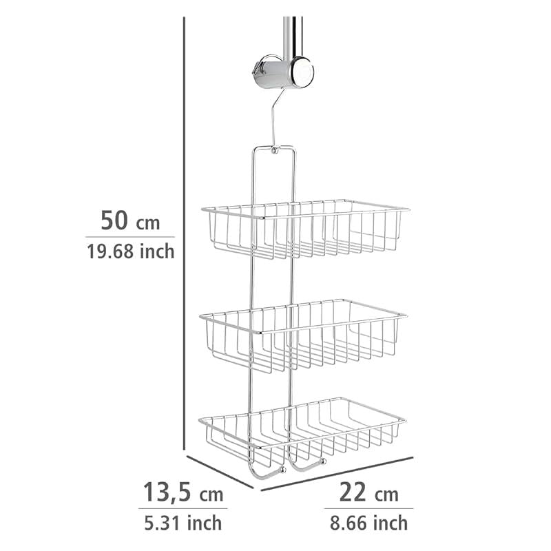 WENKO shower rack with 3 shelves