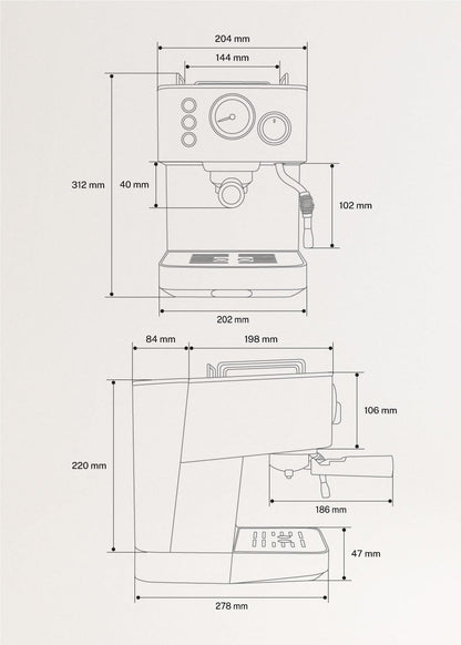 CREATE THERA CLASSIC Espresso machine