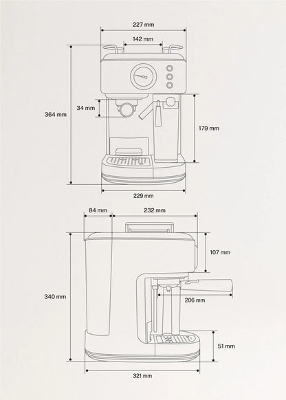 CREATE THERA RETRO PRO Espresso coffee maker