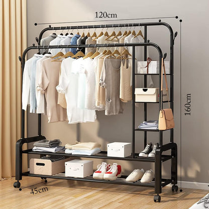 Double Clothes Rack