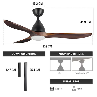 Smart LED Ceiling Fan