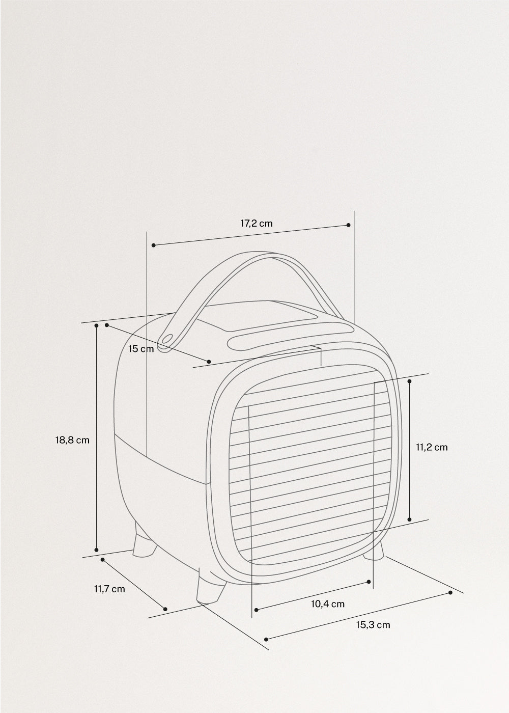 CREATE AIR COOLER BOX STUDIO Mini fan table