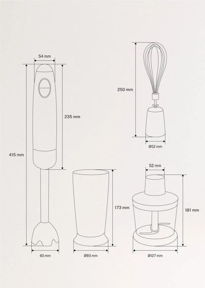 CREATE FULLMIX RETRO Hand blender